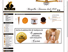 Tablet Screenshot of barquillosgonzalorios.com